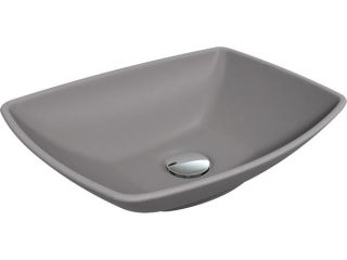 Накладная раковина Florentina Моника 56см серый шёлк